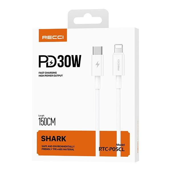 RECCI RTC-P05CL Shark (PD30W 1.5M)