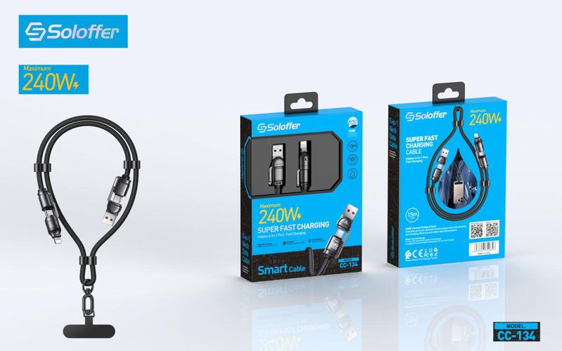 SOLOFFER CC134 USB data cable