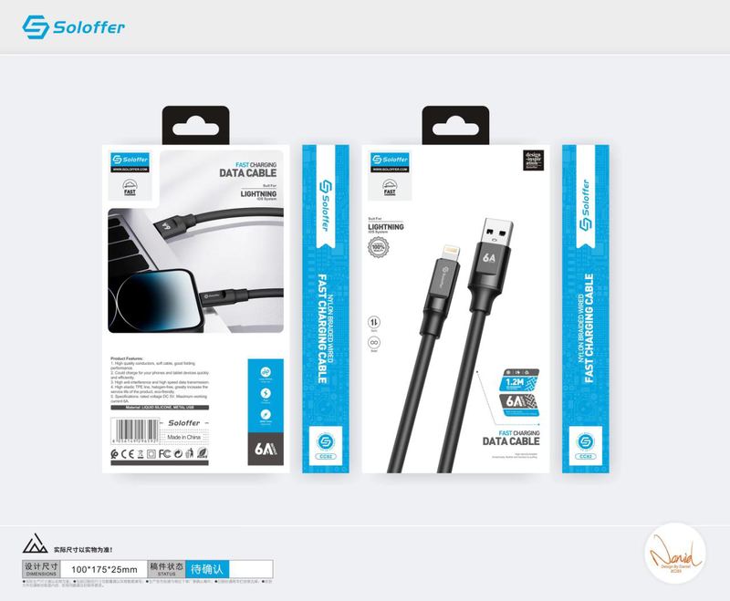 SOLOFFER CC82 V8 USB data cable