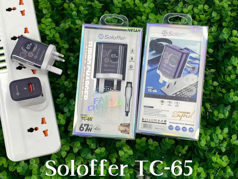 SOLOFFER TC 65 TYPEC Wall charger