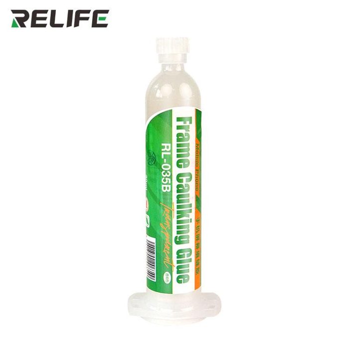 RELIFE RL-035B Mobile phone frame caulking glue/clear color/30ml
