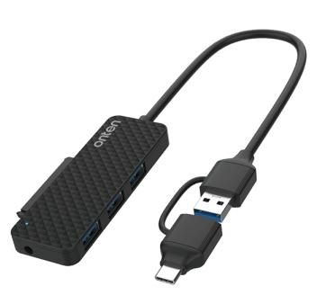 ONTEN OTN-UCA312 USB-C & USB 3.0 to SATA adapter with USB 3.0 3 Ports HUB
