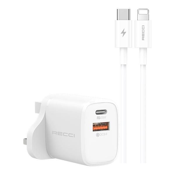 RECCI RC30UCL 20W UK Charger Suit UK PLUG