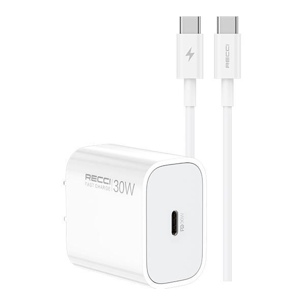 RECCI RCK-21CC 30W fast charger set Cn/us PLUG
