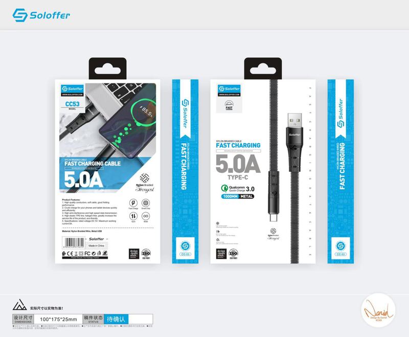 SOLOFFER CC53 TC USB data cable