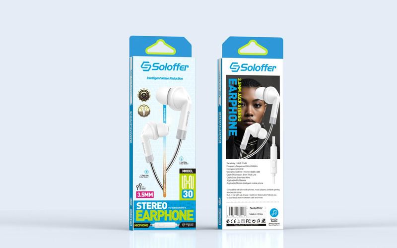 SOLOFFER H30 Wired earphones