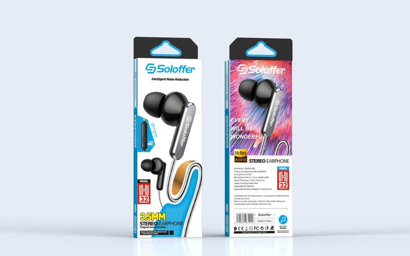 SOLOFFER H32 Wired earphones
