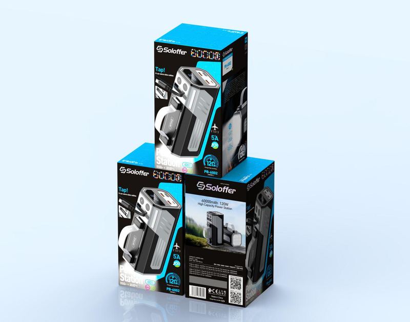 SOLOFFER PB-6002 60000MAH Power bank