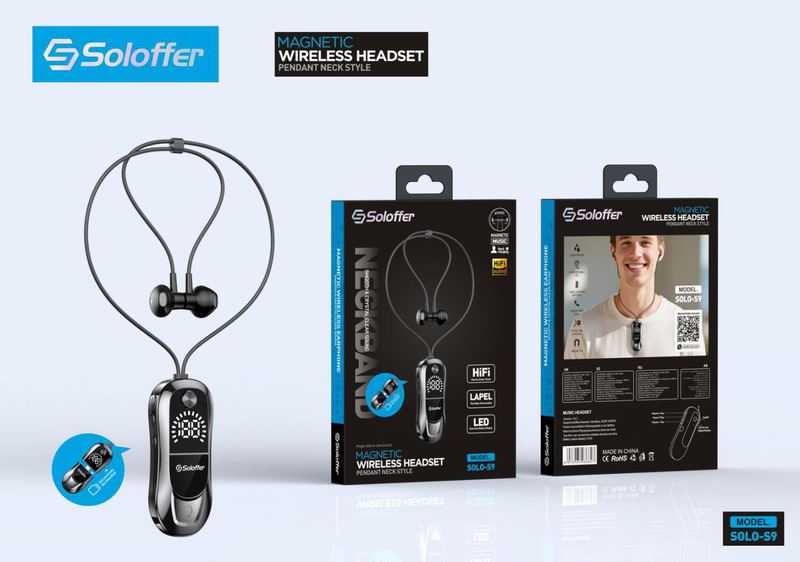SOLOFFER SOLO-S9 Bluetooth earphones