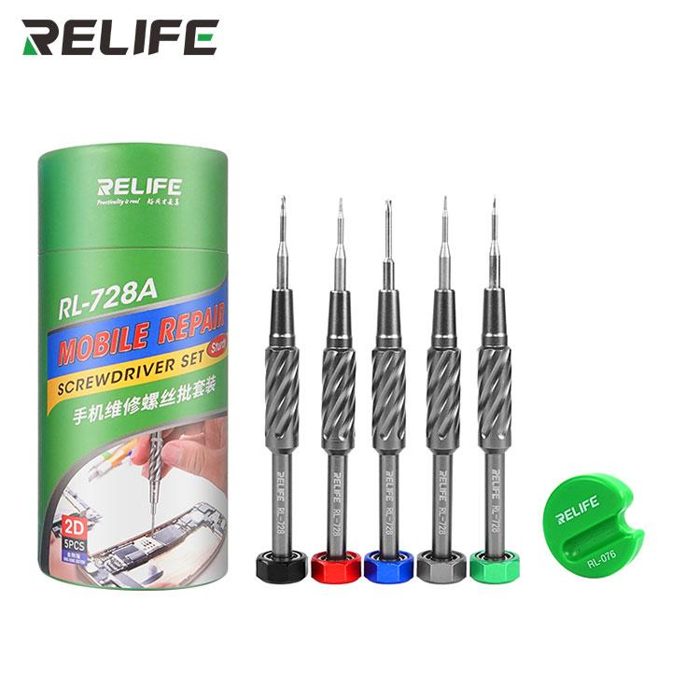 RELIFE RL-728A 2D sturdy mobile phone repair screwdriver set